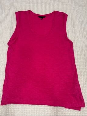 Banana Republic Hot Pink Sleeveless Scoop Neck Tank Top Medium